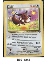 Pokemon TCG Card Bundle x5 - Lickitung, Rapidash, Eevee + 2 more - Pre-Owned - Cards