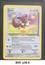 Pokemon TCG Card Bundle x4 - Eevee, Jigglypuff, Nidoran ♀ + 1 more - Pre-Owned - Cards