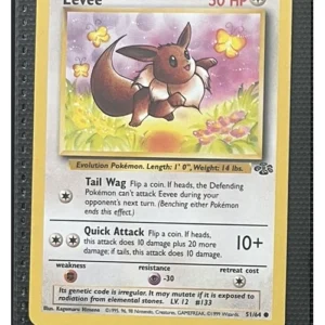Eevee 51/64 Pokemon trading card - Jungle