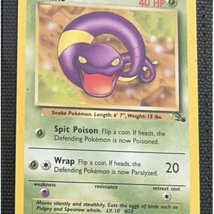 Ekans 46/62 Pokemon trading card - Fossil