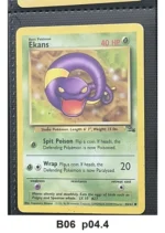 Pokemon TCG Card Bundle x5 - Kabuto, Psyduck, Ekans + 2 more - Pre-Owned - Cards