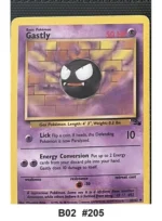 Pokemon TCG Card Bundle x5 - Gastly, Magmar, Energy Search + 2 more - Pre-Owned - Cards