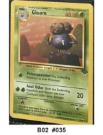 Pokemon TCG Card Bundle x5 - Persian, Gloom, Mankey + 2 more - Pre-Owned - Cards