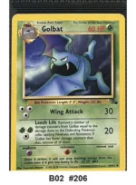 Pokemon TCG Card Bundle x5 - Seadra, Golbat, Grimer + 2 more - Pre-Owned - Cards