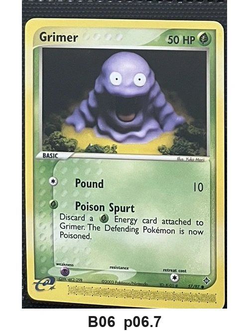Pokemon TCG Grimer 57/97 - Dragon (Common) - Pre-Owned - Cards