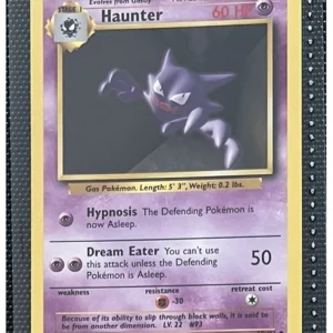 Haunter 29/102 Pokemon trading card - Base Set