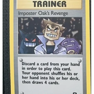 Imposter Oak's Revenge 76/82 Pokemon trading card - Team Rocket