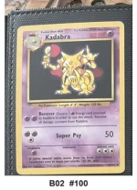 Pokemon TCG Card Bundle x5 - Kadabra, Charmander, Machop + 2 more - Pre-Owned - Cards