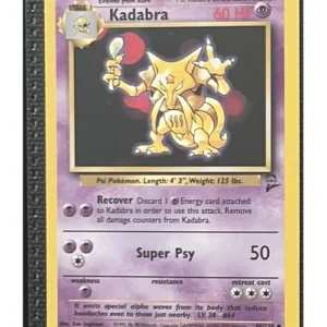 Kadabra 46/130 Pokemon trading card - Base Set 2