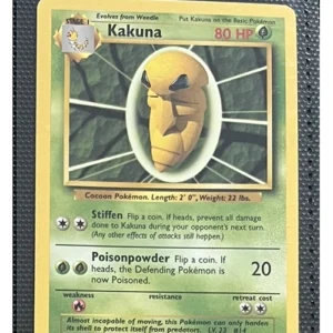 Kakuna 33/102 Pokemon trading card - Base Set