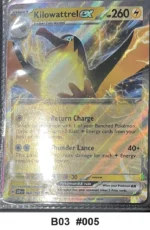 Pokemon TCG Holo Card Bundle x6 - Espathra ex, Kangaskhan ex, Kilowattrel ex + 3 more - Pre-Owned - Cards