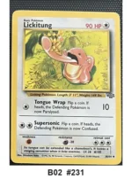 Pokemon TCG Card Bundle x5 - Lickitung, Rapidash, Eevee + 2 more - Pre-Owned - Cards
