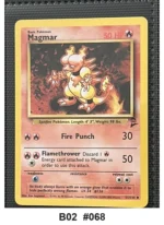 Pokemon TCG Card Bundle x5 - Magmar, Bill, Squirtle + 2 more - Pre-Owned - Cards