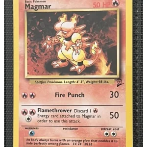 Magmar 51/130 Pokemon trading card - Base Set 2