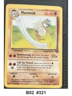 Pokemon TCG Card Bundle x4 - Rhydon, Nidoran ♀, Marowak + 1 more - Pre-Owned - Cards
