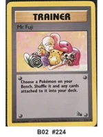 Pokemon TCG Card Bundle x5 - Mr. Fuji, Magmar, Cloyster + 2 more - Pre-Owned - Cards