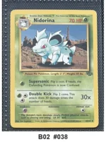 Pokemon TCG Card Bundle x4 - Tauros, Nidorina, Oddish + 1 more - Pre-Owned - Cards