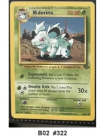 Pokemon TCG Card Bundle x4 - Tauros, Nidorina, Goldeen + 1 more - Pre-Owned - Cards