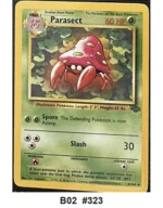 Pokemon TCG Card Bundle x5 - Parasect, Exeggutor, Paras + 2 more - Pre-Owned - Cards
