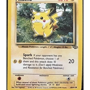 Pikachu 60/64 Pokemon trading card - Jungle