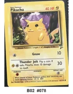Pokemon TCG Card Bundle x5 - Kadabra, Pikachu, Butterfree + 2 more - Pre-Owned - Cards