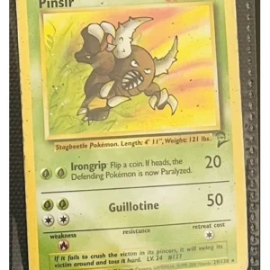 Pinsir 29/130 Pokemon trading card - Base Set 2