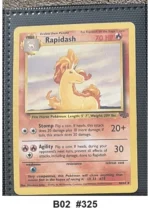 Pokemon TCG Card Bundle x5 - Lickitung, Rapidash, Eevee + 2 more - Pre-Owned - Cards