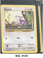 Pokemon TCG Card Bundle x5 - Porygon, Rattata, PlusPower + 2 more - Pre-Owned - Cards
