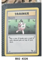 Pokemon TCG Card Bundle x5 - Slowbro, Psyduck, Recycle + 2 more - Pre-Owned - Cards