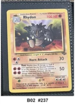 Pokemon TCG Card Bundle x4 - Rhydon, Nidoran ♀, Marowak + 1 more - Pre-Owned - Cards