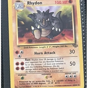 Rhydon 45/64 Pokemon trading card - Jungle