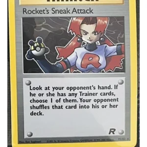 Rocket's Sneak Attack 72/82 Pokemon trading card - Team Rocket