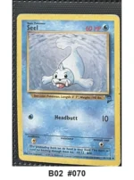 Pokemon TCG Card Bundle x5 - Haunter, Weedle, Seel + 2 more - Pre-Owned - Cards