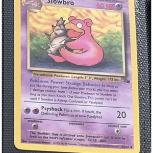 Slowbro 43/62 Pokemon trading card - Fossil