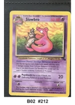 Pokemon TCG Card Bundle x5 - Slowbro, Graveler, Psyduck + 2 more - Pre-Owned - Cards