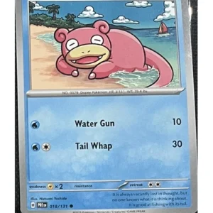 Slowpoke 018/131 Pokemon trading card - Prismatic Evolutions