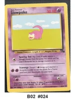 Pokemon TCG Card Bundle x5 - Slowpoke, Arbok, Tentacruel + 2 more - Pre-Owned - Cards