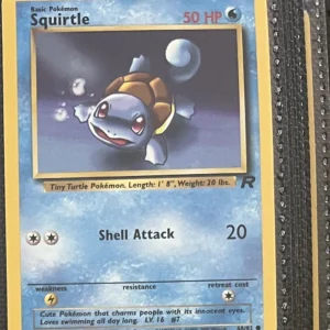 Squirtle 68/82 Pokemon trading card - Team Rocket