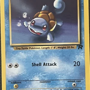 Squirtle 68/82 Pokemon trading card - Team Rocket