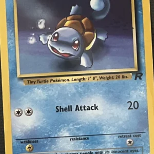 Squirtle 68/82 Pokemon trading card - Team Rocket
