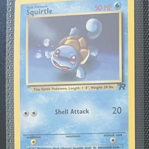 Squirtle 68/82 Pokemon trading card - Team Rocket