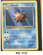 Pokemon TCG Card Bundle x5 - Starmie, Haunter, Machop + 2 more - Pre-Owned - Cards