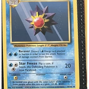 Starmie 64/102 Pokemon trading card - Base Set