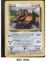 Pokemon TCG Card Bundle x4 - Tauros, Nidoran ♀, Marowak + 1 more - Pre-Owned - Cards