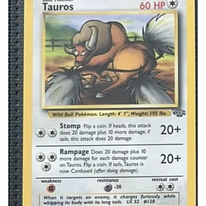 Tauros 47/64 Pokemon trading card - Jungle