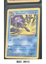 Pokemon TCG Card Bundle x5 - Slowpoke, Arbok, Tentacruel + 2 more - Pre-Owned - Cards