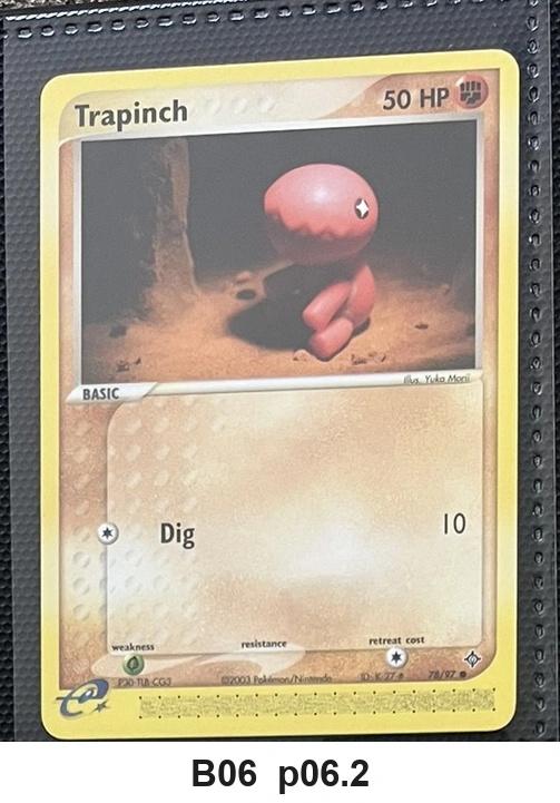 Pokemon TCG Card Bundle x5 - Trapinch, Magnemite, Ninjask + 2 more - Pre-Owned - Cards