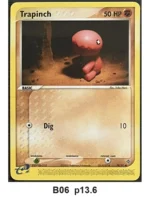 Pokemon TCG Card Bundle x5 - Trapinch, Flygon, Magnemite + 2 more - Pre-Owned - Cards