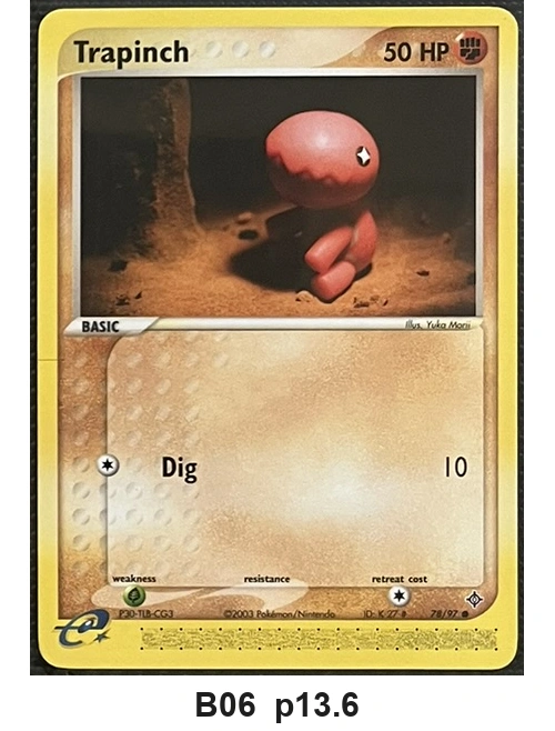 Pokemon TCG Card Bundle x5 - Trapinch, Flygon, Magnemite + 2 more - Pre-Owned - Cards