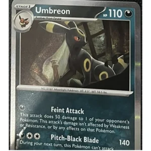 Umbreon holo Pokemon trading card - McDonald's Collection 2024